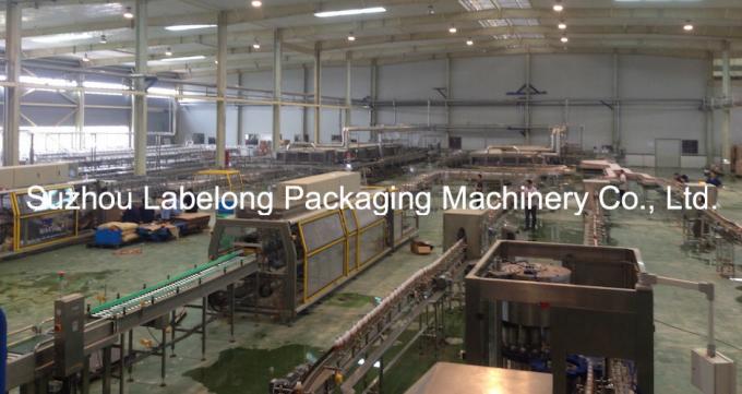 runde Flaschen-klebende Etikettiermaschine der Kapazitäts-6000bph mit Fabrik-Verkaufspreis