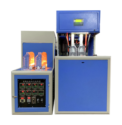 Semi Auto Plastic Bottle Blowing Machine 800-1500BPH With Low Cooling Water Consumption