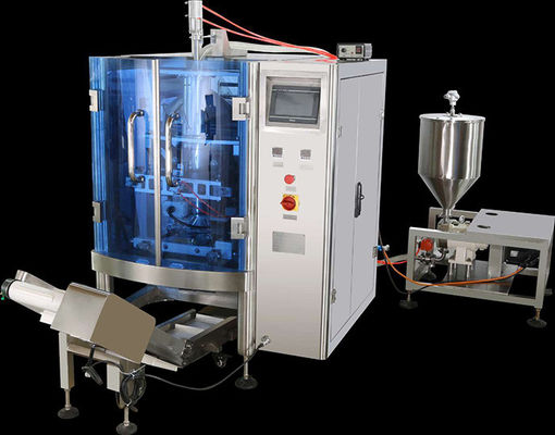 Automatic Granule Sachet Filling Machine For Snack Salt Rice Beans Seed Spice Sugar